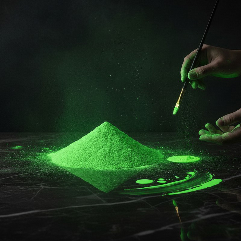 Pigment fosforescent verde baza de apa cantitate 1000 gr