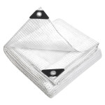 Prelata ranforsata impermeabila 3x5 m, protectie uv+ si inghet, 100g/mp, inele 12 mm