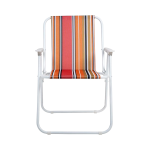 Scaun pliabil plaja si camping, metalic, usor, compact, 58x52x73 cm, maxim 80 kg
