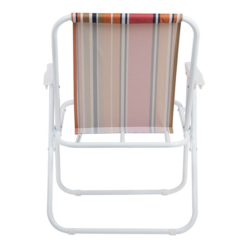 Scaun pliabil plaja si camping, metalic, usor, compact, 58x52x73 cm, maxim 80 kg