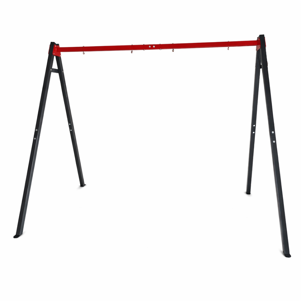 Suport metalic dublu pentru leagan, sarcina maxima 150 kg, 4 carlige fixare