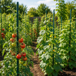 Arac pentru sustinere plante, lungime 90 cm, diametru 11 mm, suport fiabil plante si culturi