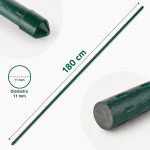 Arac gradina, suport vertical pentru plante, lungime 180 cm, diametru 11 mm