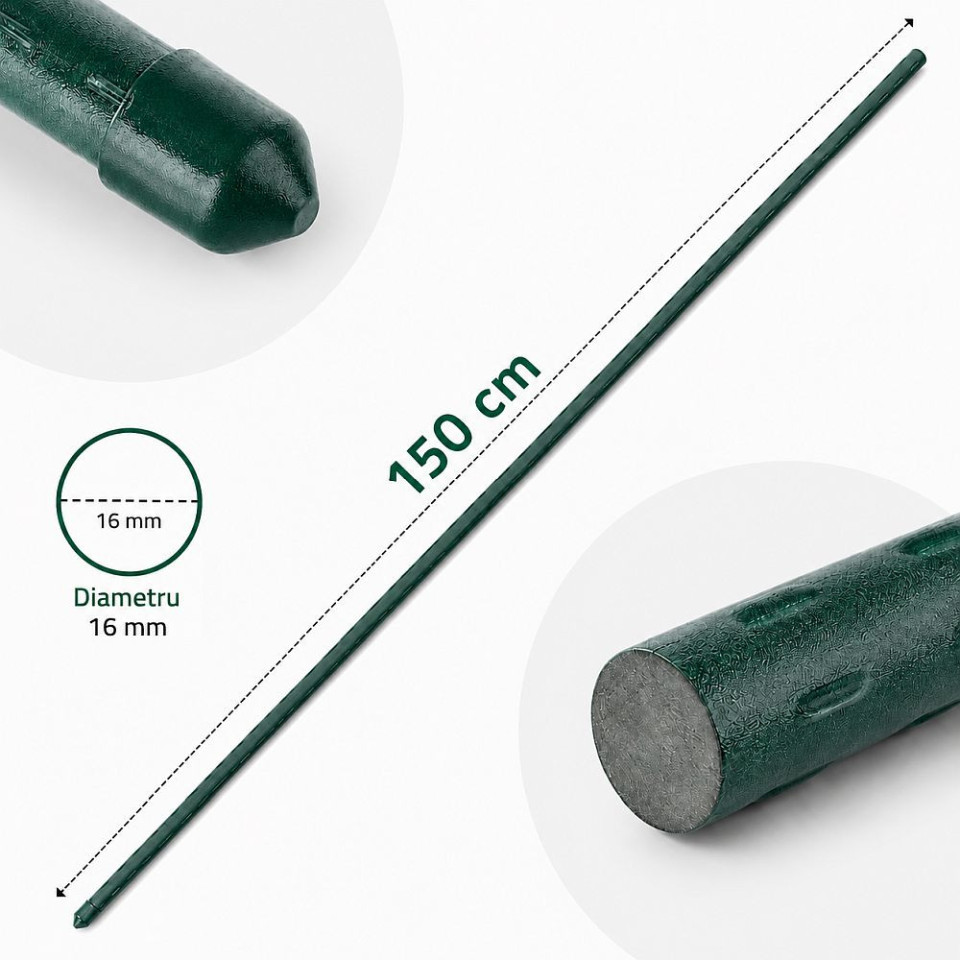 Suport sustinere plante, arac 150 cm, diametru 16 mm, solutie practica pentru gradina