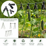 Conector pentru araci 11 mm tip x, fixare rezistenta pentru structuri de gradina