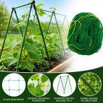 Plasa castraveti/plante urcatoare, 180x360 cm, suport de sustinere pentru araci de gradina
