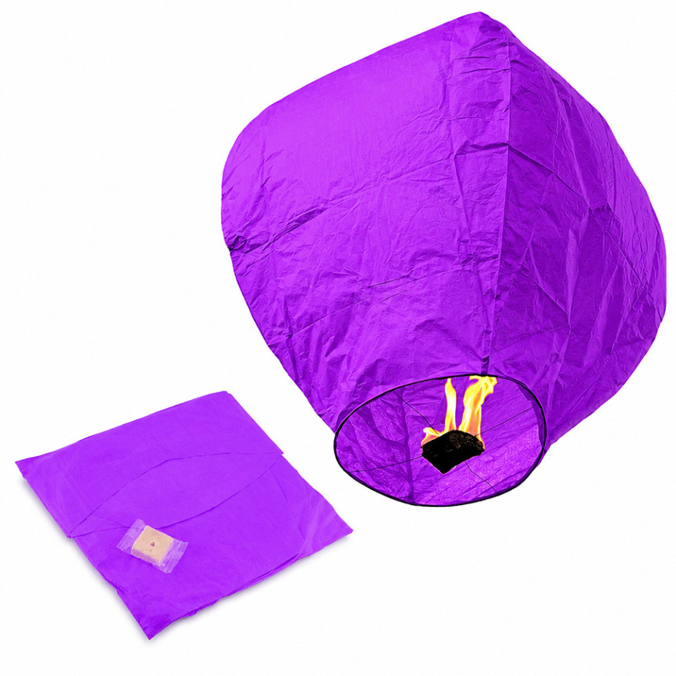 Lampioane zburatoare clasice colorate culoare violet