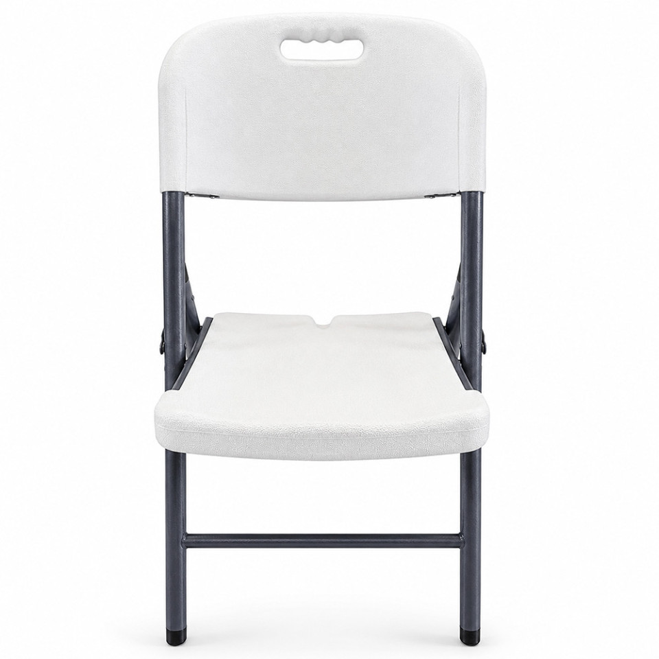 Scaun pliabil pentru gradina, camping, catering, cadru metalic, 120 kg, 46x53x87 cm