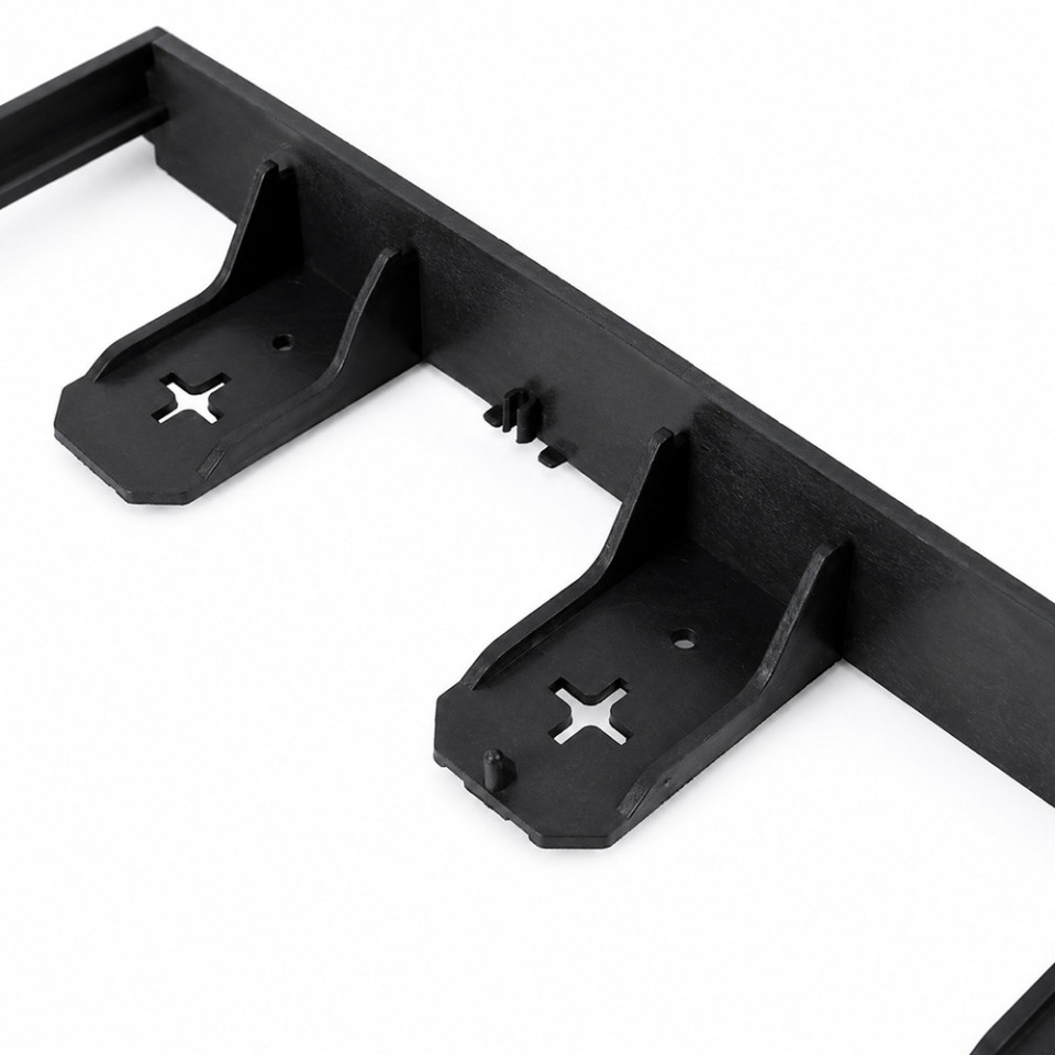 Separator gazon super flexibil 100 cm x 4.5 cm, bordura delimitare, negru