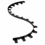 Separator gazon super flexibil 100 cm x 4.5 cm, bordura delimitare, negru