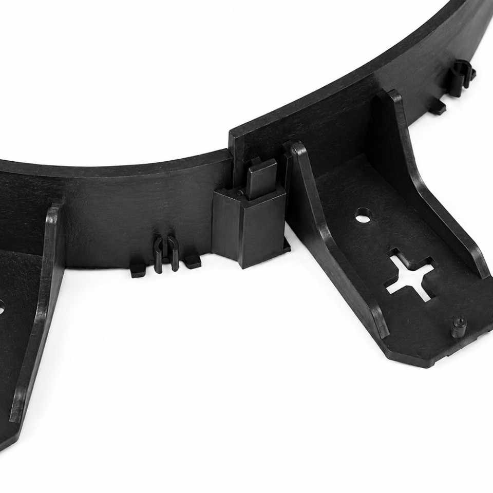 Separator gazon super flexibil 100 cm x 4.5 cm, bordura delimitare, negru