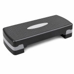 Stepper aerobic reglabil pe inaltime 2 niveluri, platforma fitness antiderapanta, capacitate 120 kg, 68x28x10/15 cm