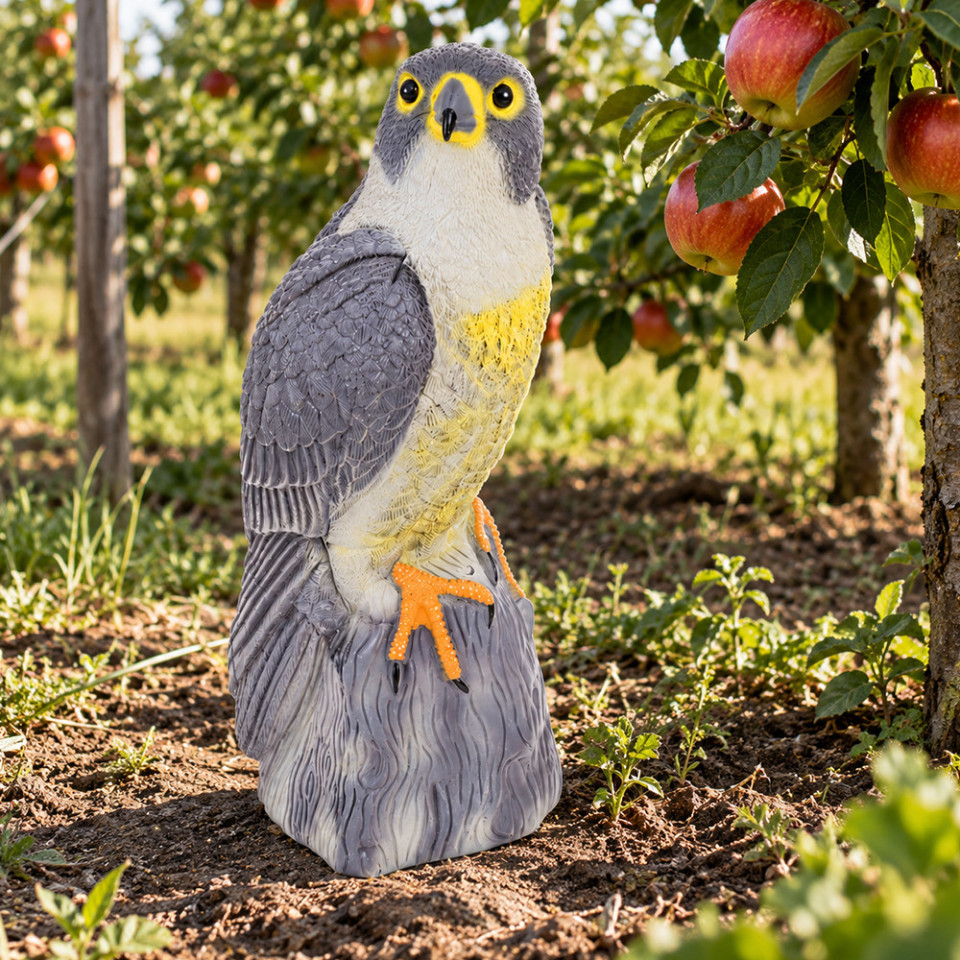 Sperietoare pasari si rozatoare, figurina tip soim, 40x17.5x17 cm