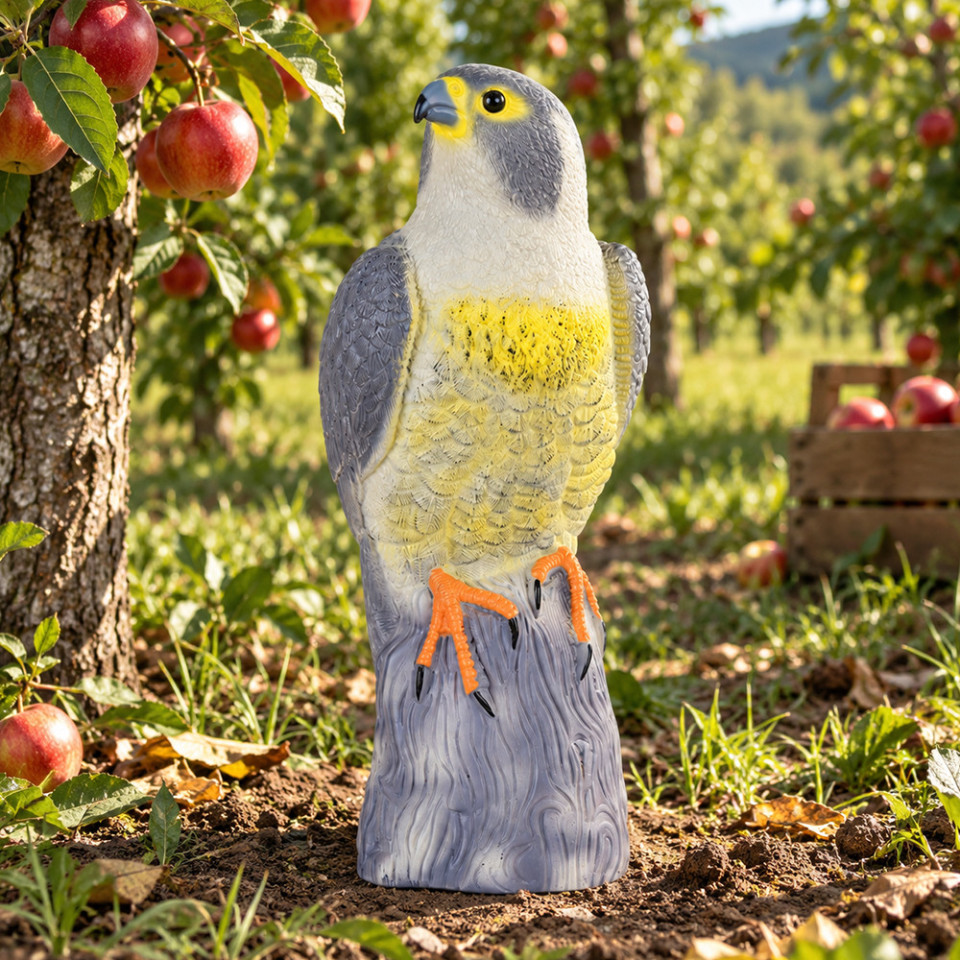 Sperietoare pasari si rozatoare, figurina tip soim, 40x17.5x17 cm