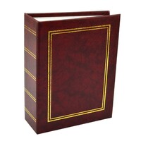 Album foto clasic tip carte, 13x18, 100 poze culoare visiniu