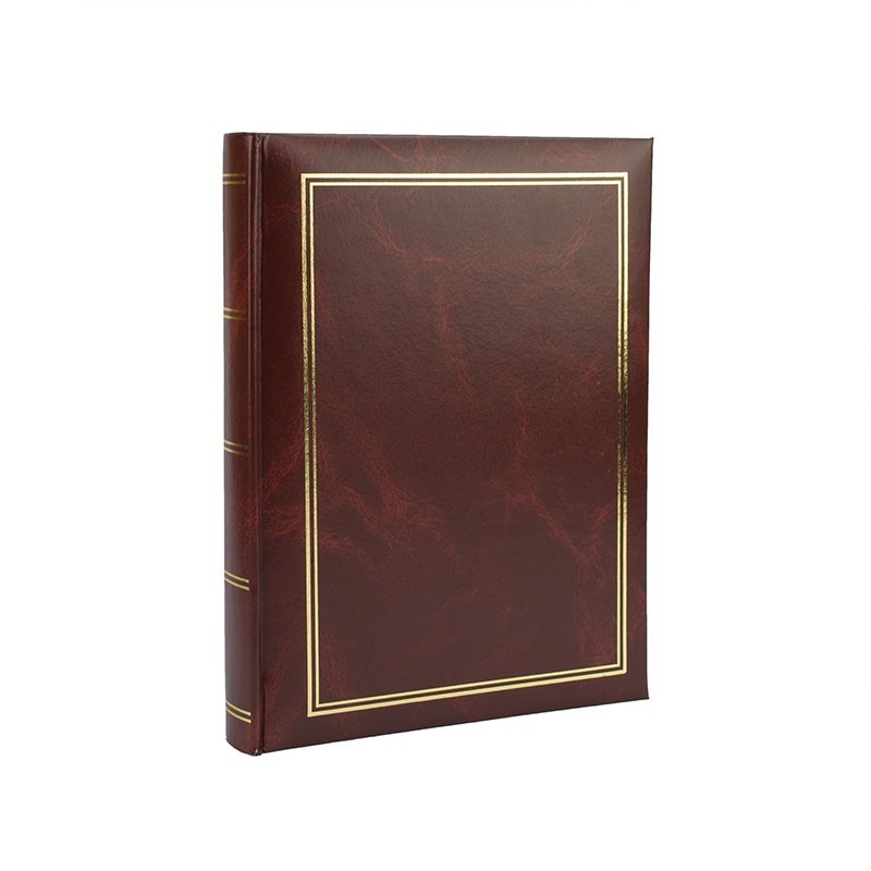 Album foto clasic, 100 poze, format 10x15cm, etichete notite, pagini carton culoare maro