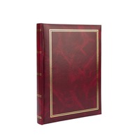 Album foto clasic, 100 poze, format 10x15cm, etichete notite, pagini carton culoare visiniu
