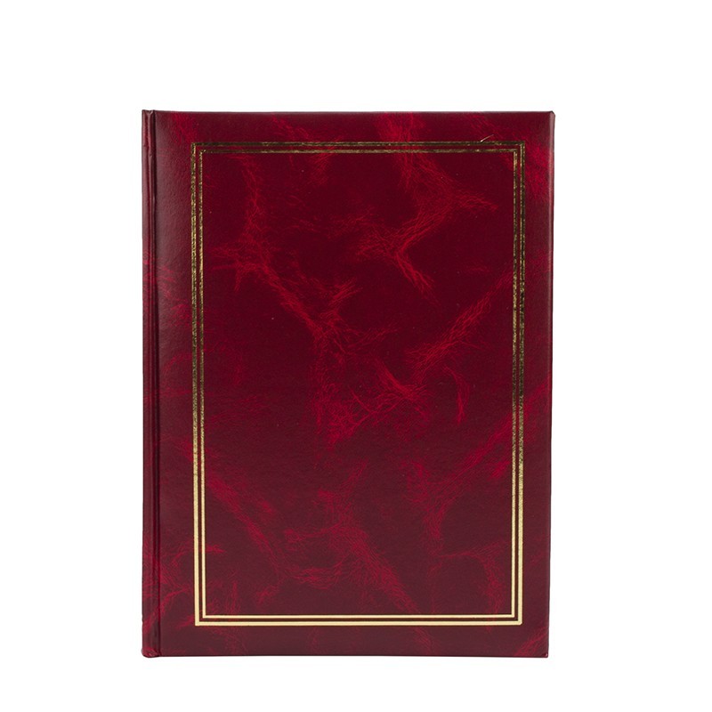 Album foto clasic, 100 poze, format 10x15cm, etichete notite, pagini carton culoare visiniu