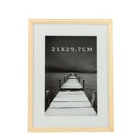 Rama foto alvin din lemn, 21x29,7 cm culoare crem