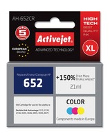 Cartus compatibil hp 652 xl color pentru hp, 21 ml, premium activejet, garantie 5 ani