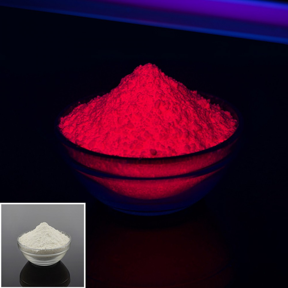 Pigment invizibil fluorescent rosu cantitate 10 grame