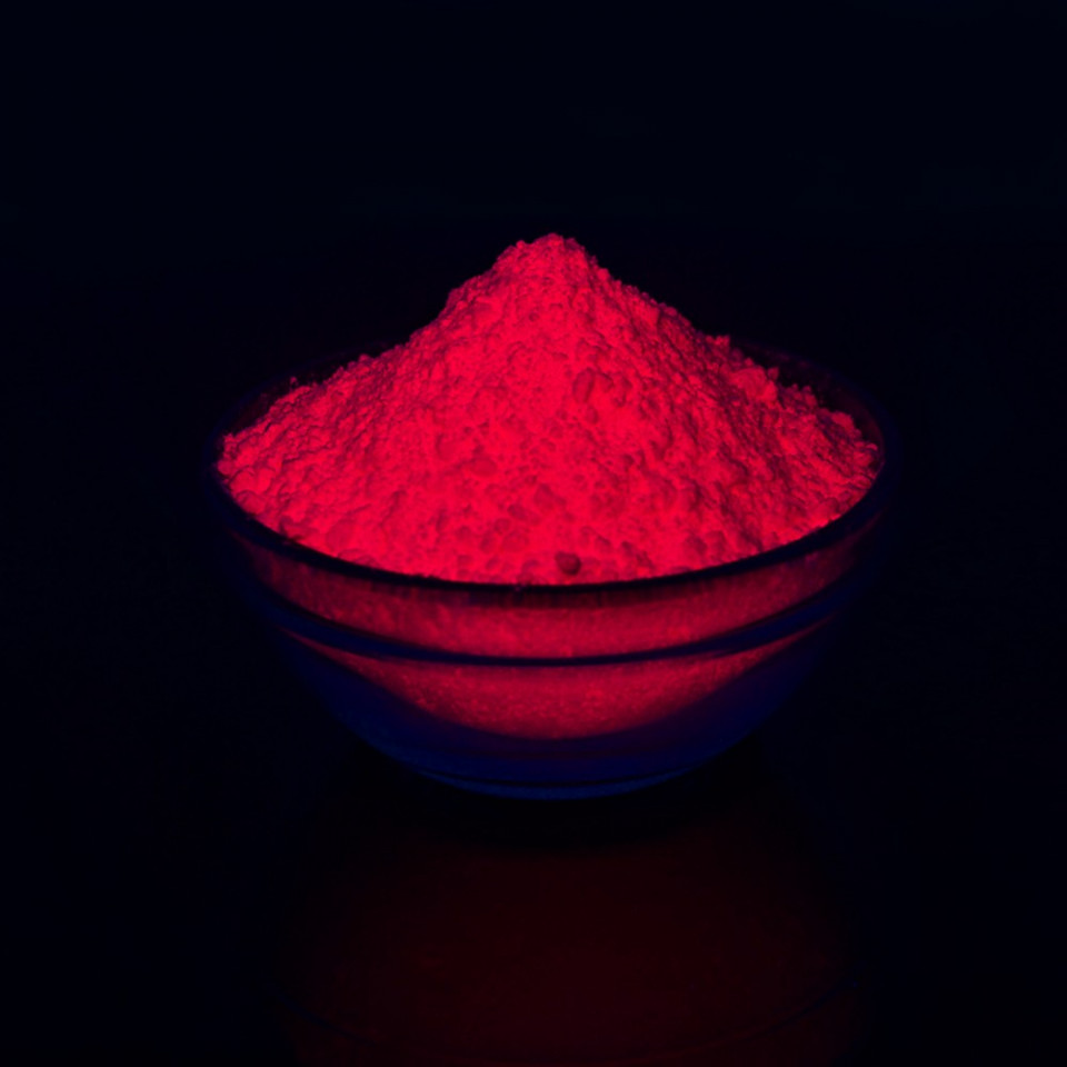 Pigment invizibil fluorescent rosu cantitate 10 grame