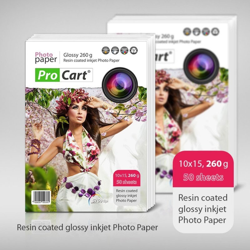Hartie fotografica premium rc glossy 10x15 260g