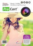 Hartie foto glossy autoadeziva 115/80g 10x15 cm