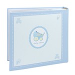 Album foto baby personalizabil, 200 poze, 10x15, amprente bebelus, cutie culoare albastru