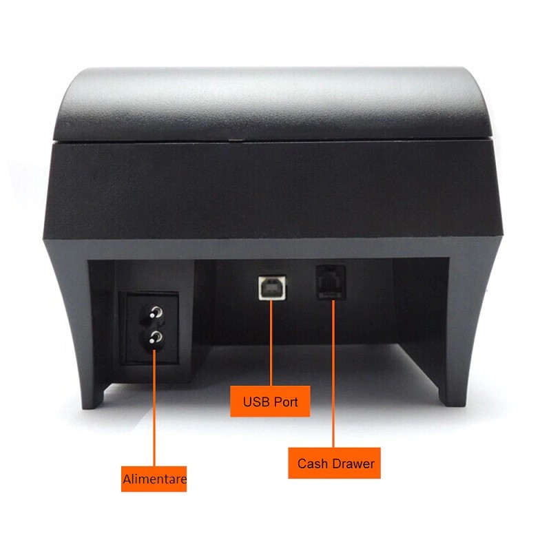 Imprimanta termica pos, 58 mm, 203 dpi, usb