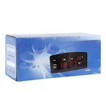 Ceas birou afisaj led rosu, calendar, alarma, format am/pm, caixing
