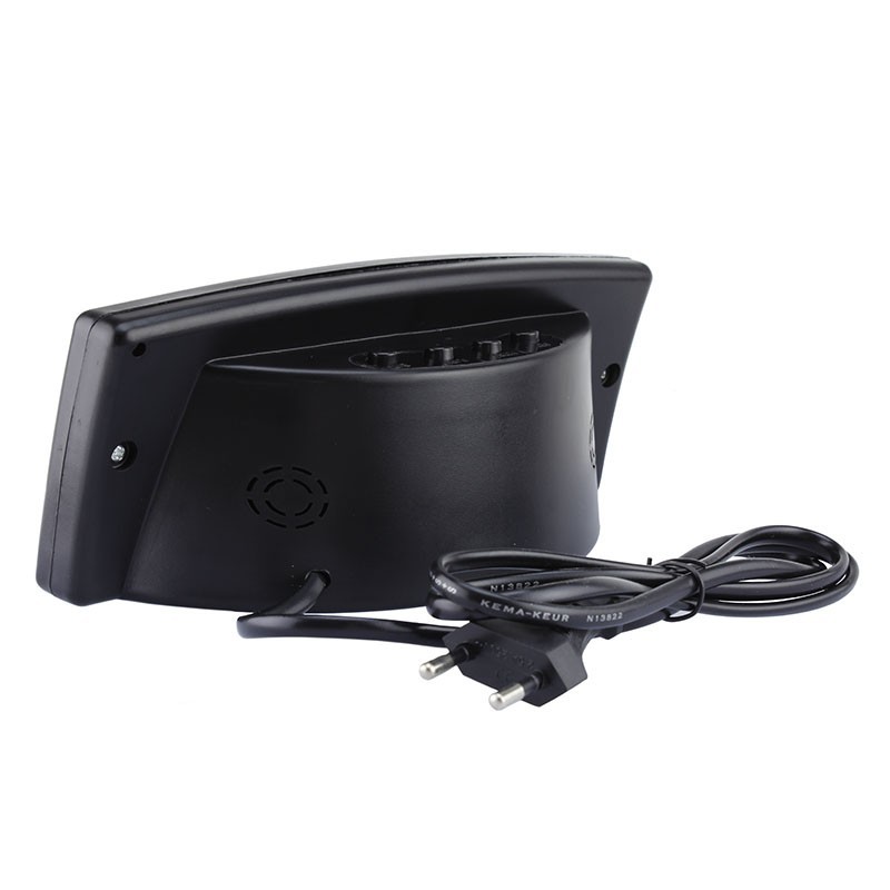 Ceas birou afisaj led rosu, calendar, alarma, format am/pm, caixing