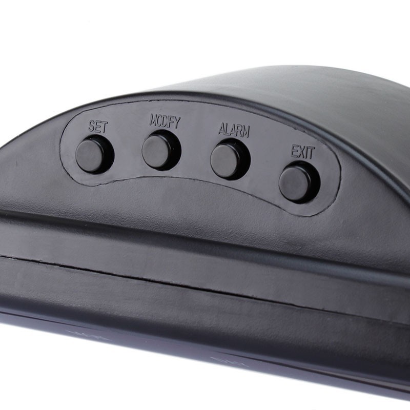 Ceas birou afisaj led rosu, calendar, alarma, format am/pm, caixing