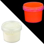Vopsea invizibila fluorescenta reactiva uv, transparenta rosie recipient 750 g