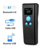 Cititor coduri bare bluetooth 1d portabil, receiver usb, android ios usb, arm 32, 16mb, display 0.96 inch