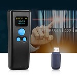 Cititor coduri bare bluetooth 1d portabil, receiver usb, android ios usb, arm 32, 16mb, display 0.96 inch