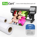 Rola foto textura canvas 610 mm , a1+,  24 inch, 18 metri, 250 g