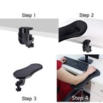 Suport ergonomic de brat pentru birou, corectare postura, unghi reglabil, 28x13.5 cm