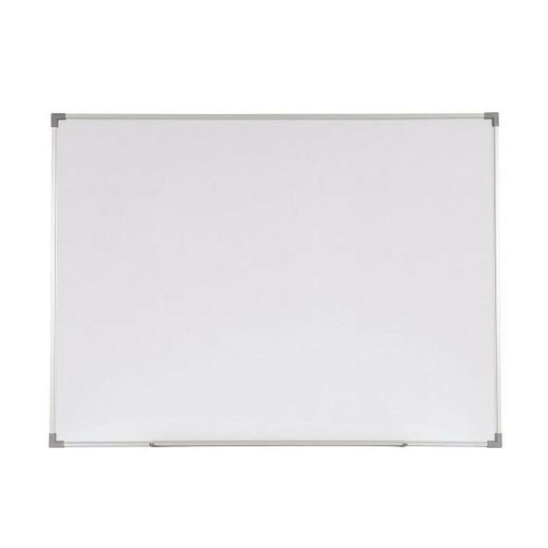 Tabla magnetica whiteboard, 90x120 cm, rama aluminiu slim, suport markere