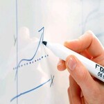 Tabla magnetica whiteboard, 90x120 cm, rama aluminiu slim, suport markere