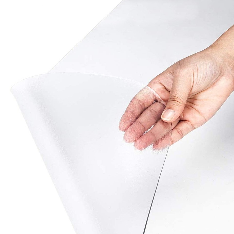 Covoras pentru protectie pardosea, 90x120cm, pvc flexibil, grosime 1.5mm, transparent mat