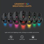 Mouse gaming optic 12000 dpi, cu fir, 7 butoane, usb, led rgb, rii