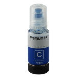 Cerneala compatibila premium epson l102, l103, l105, l106 ecotank, flacon xxl 100 ml culoare cyan