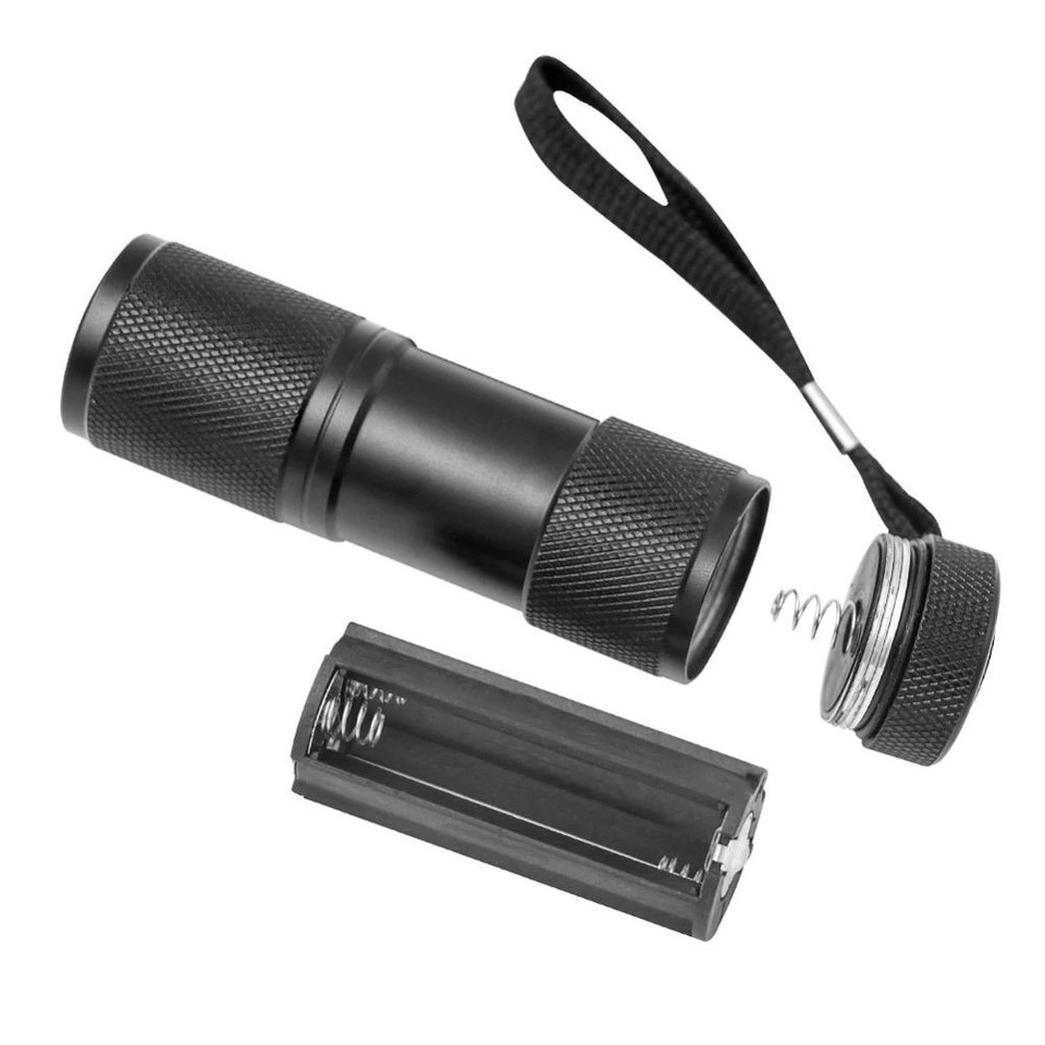 Lanterna profesionala uv 365 nm 9 led-uri