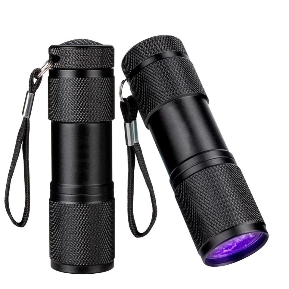 Lanterna profesionala uv 365 nm 9 led-uri