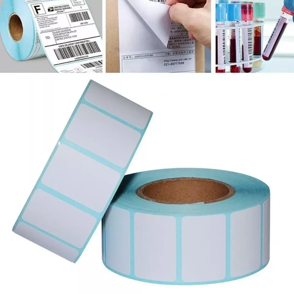 Etichete autoadezive direct termice, albe, 35x25 mm, rola 800 etichete
