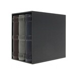 Set 3 albume foto 10x15, elegant, 600 poze, piele ecologica, cutie decorativa lemn