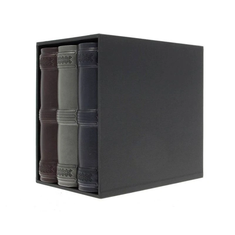 Set 3 albume foto 10x15, elegant, 600 poze, piele ecologica, cutie decorativa lemn