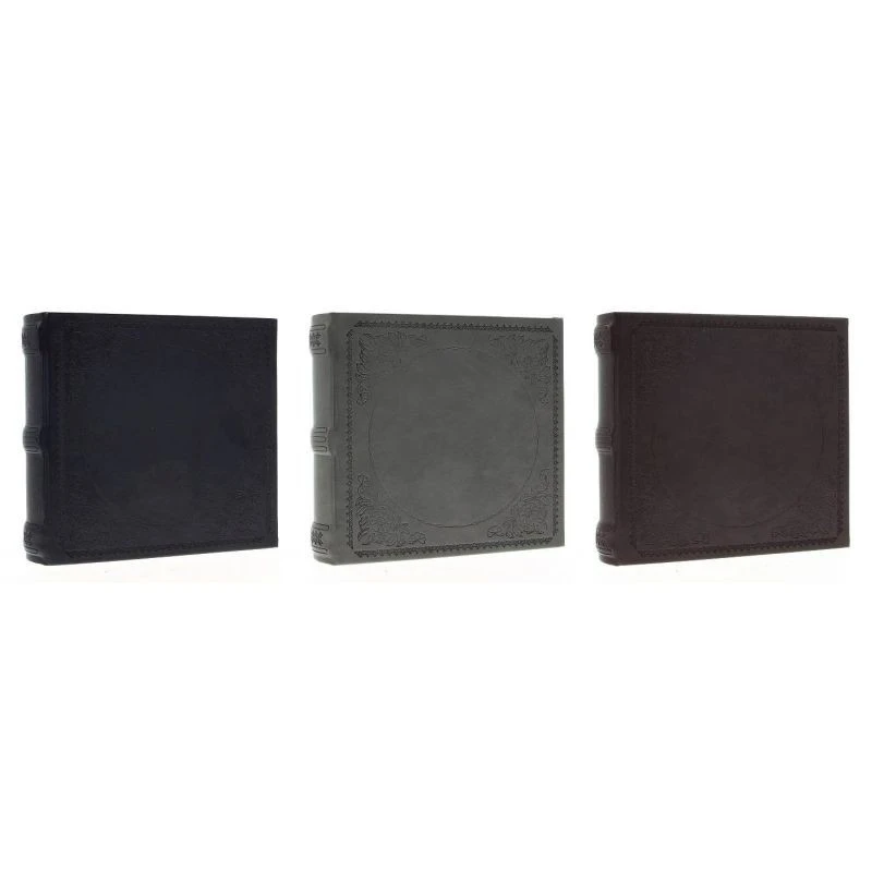 Set 3 albume foto 10x15, elegant, 600 poze, piele ecologica, cutie decorativa lemn