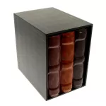 Set 3 albume format 10x15, 600 poze, piele ecologica, cutie decorativa lemn